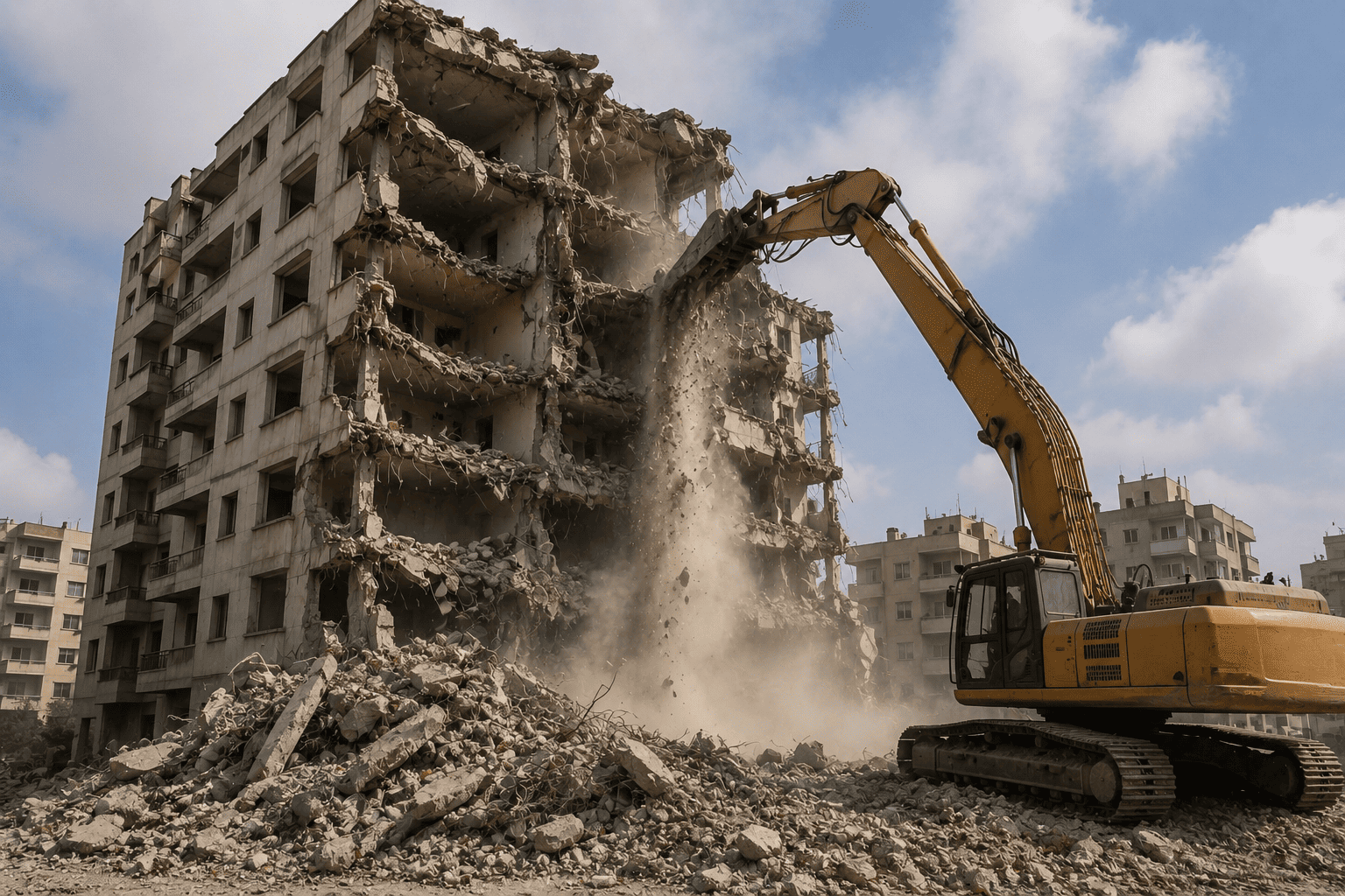 هدم مباني سكنية وتجارية في الرياض باحترافية | 0507000280